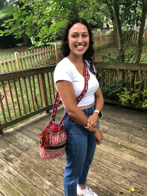 Large Drawstring Bag from Peru